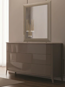 ARES GOLD - Rectangular framed wall-mounted mirror by CASA +39 - view 3